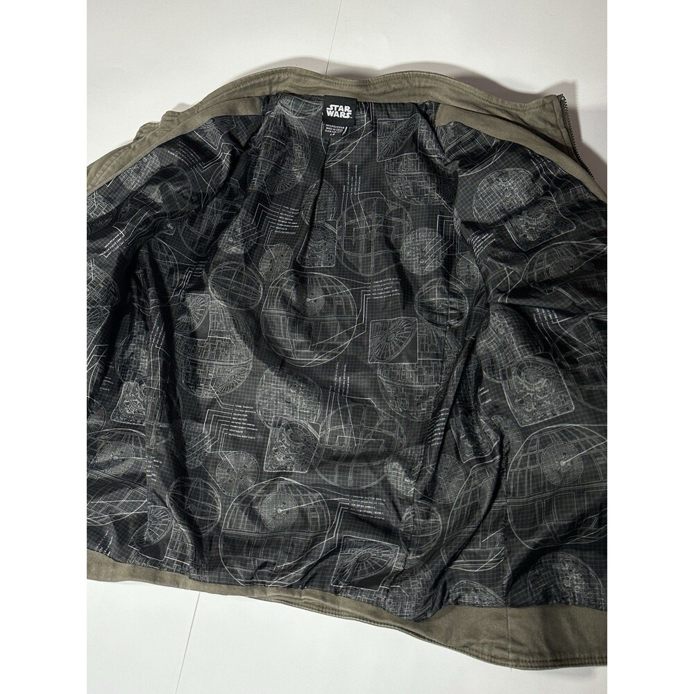 Star Wars Rogue One Jyn Erso Rebel Alliance Jacket Cosplay Juniors Youth Large - Picture 15 of 15